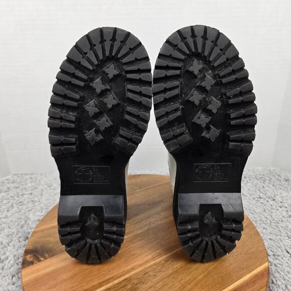 Dr. Martens Womens 8 Style 2976 Quad Smooth White Leather Platform Chelsea Boots - Picture 12 of 16